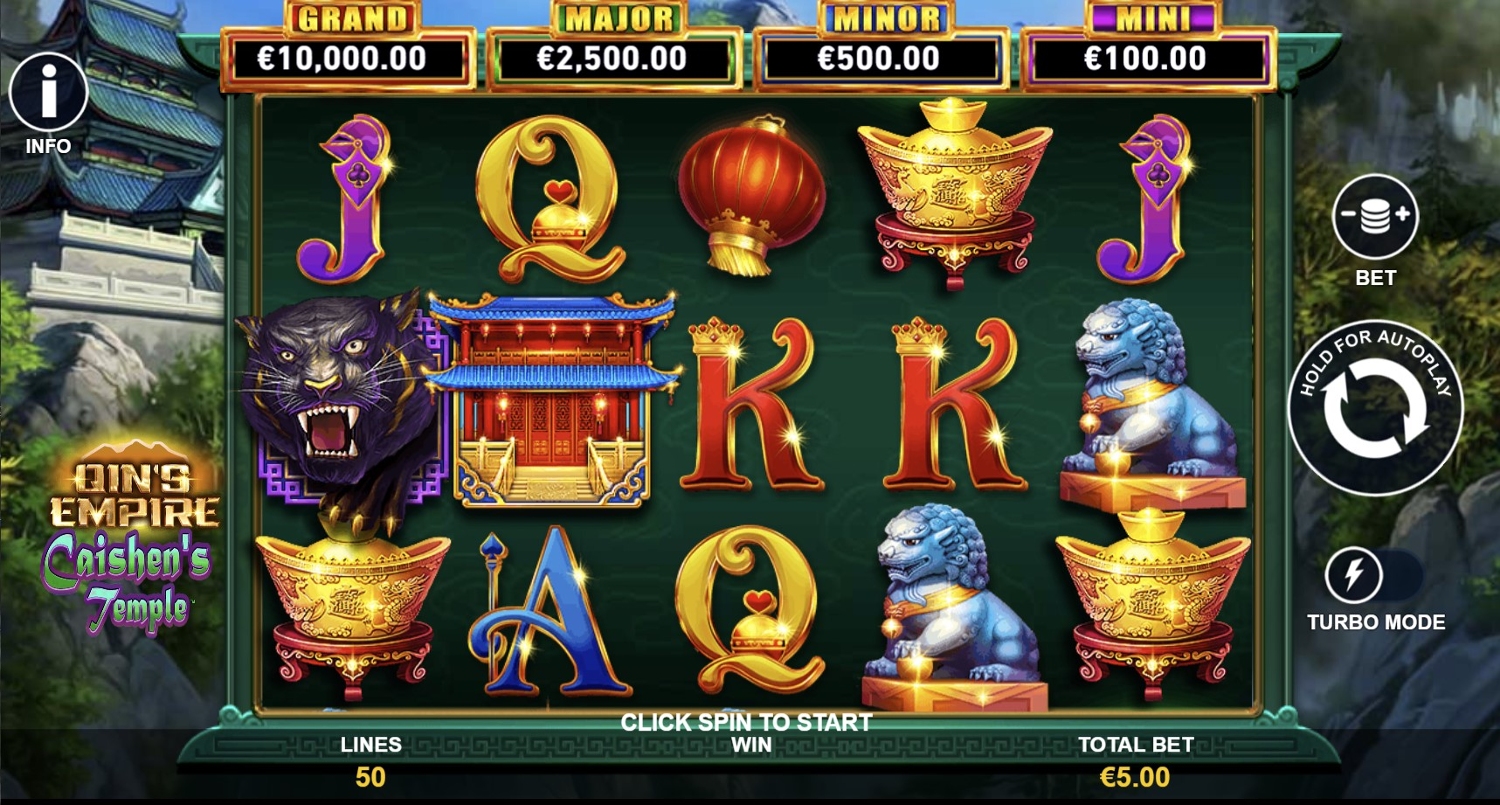 Qin's Empire: Caishen's Temple Slot Gameplay