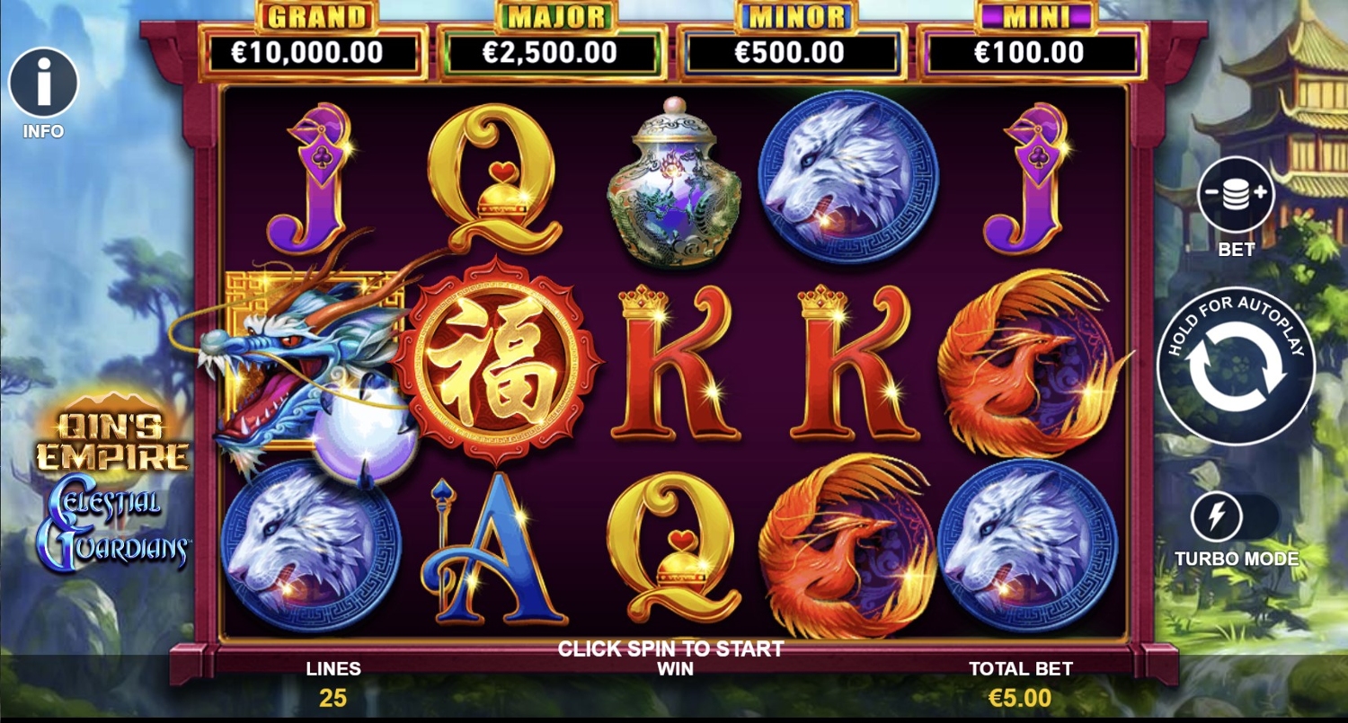 Qin's Empire: Celestial Guardians Slot Gameplay