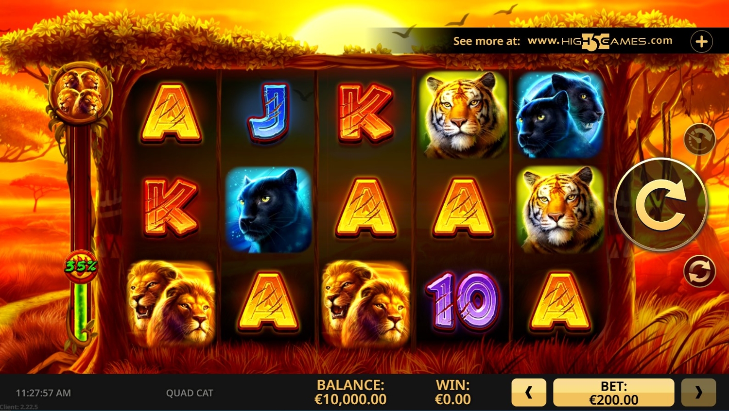 Quad Cat Slot Gameplay