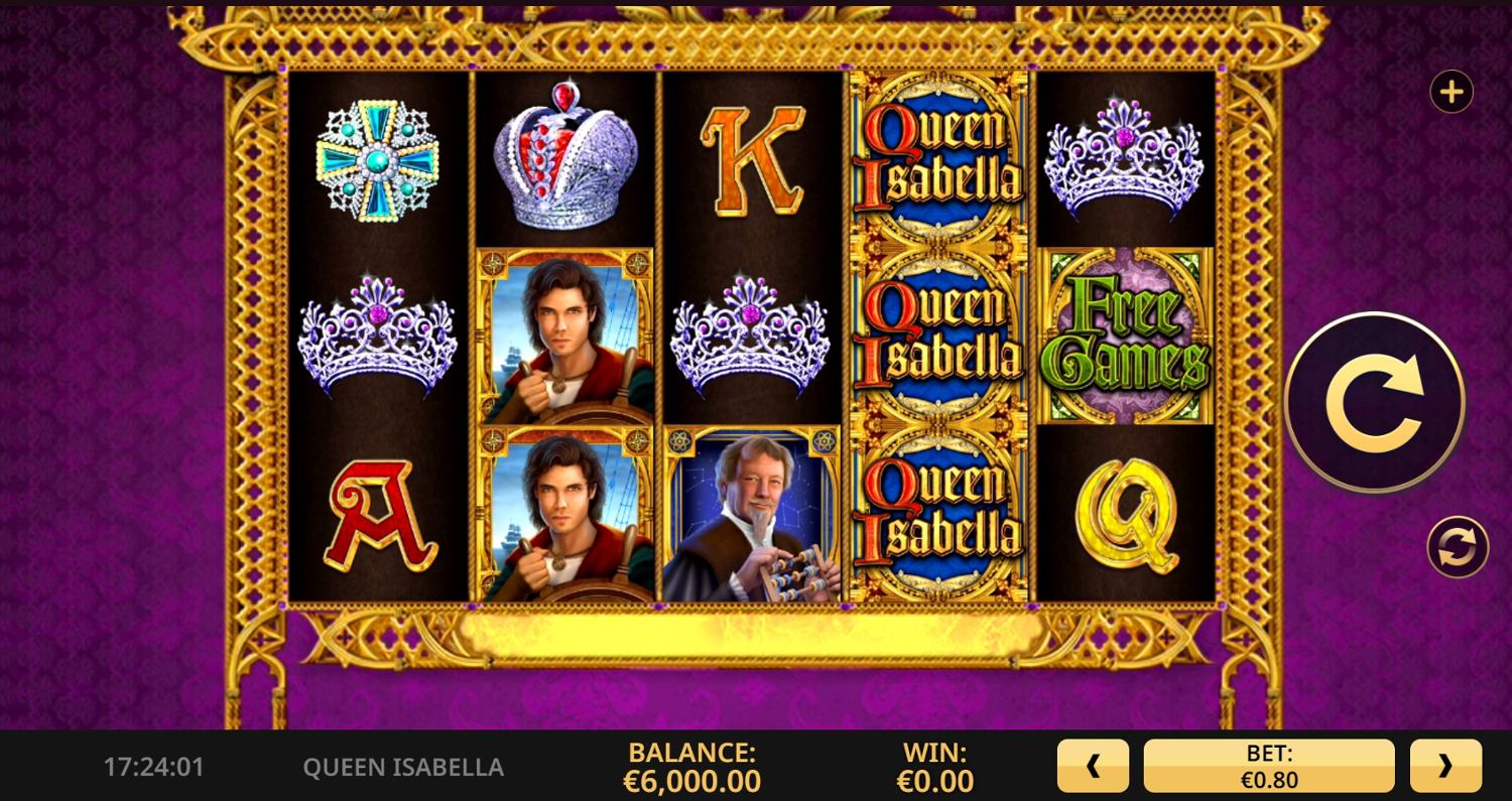 Queen Isabella Slot Gameplay