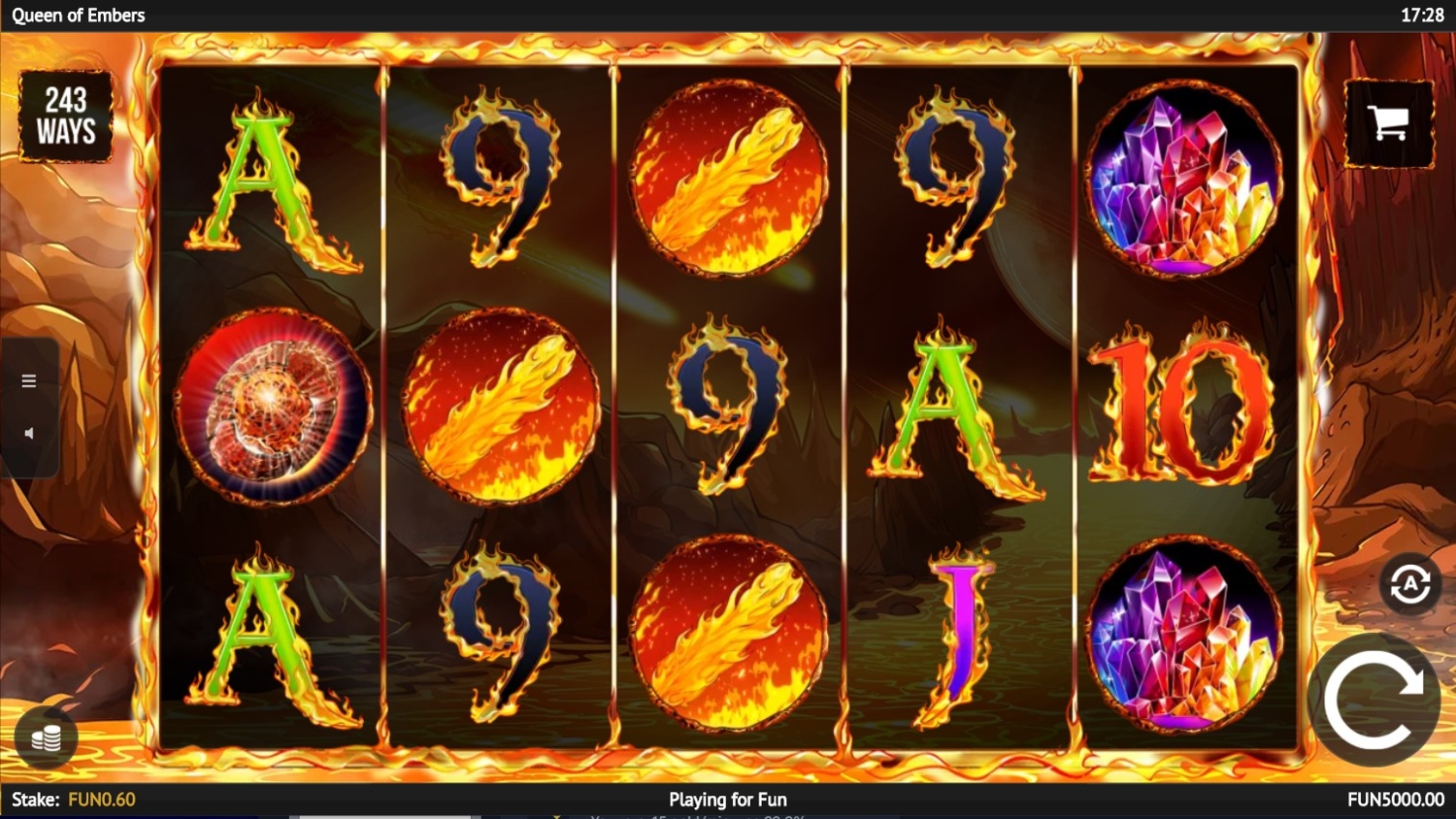 Queen of Embers Slot Gameplay