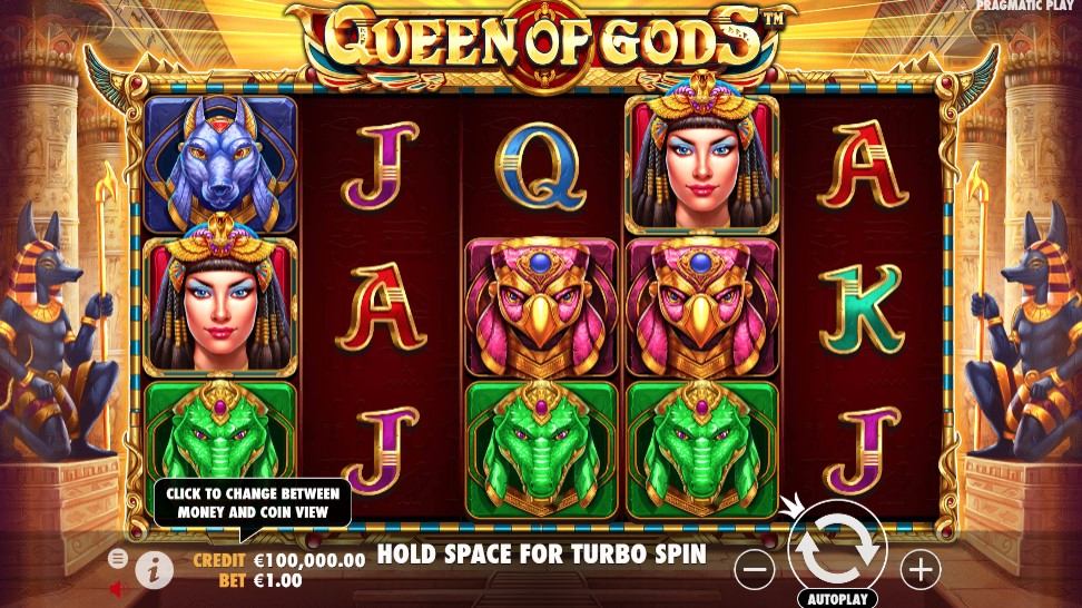 Queen of Gods Slot Gameplay