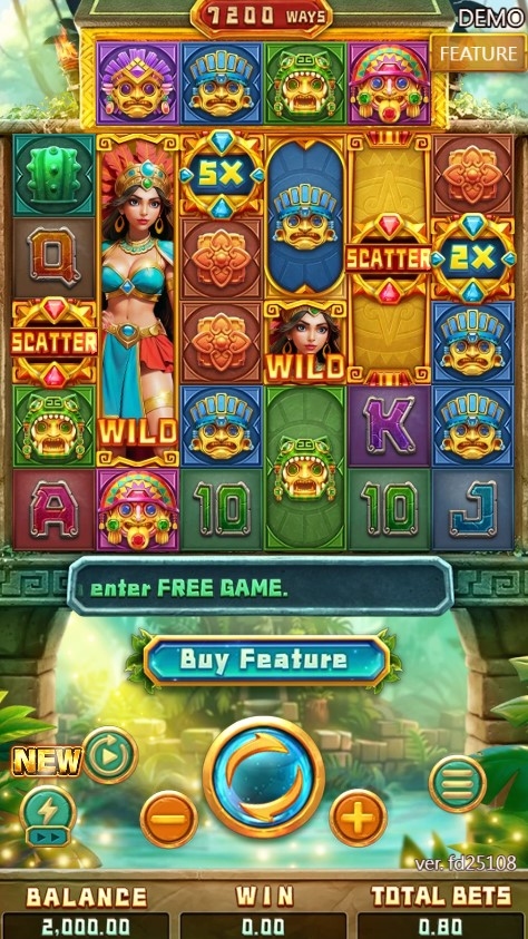 Queen of Inca Slot Gameplay