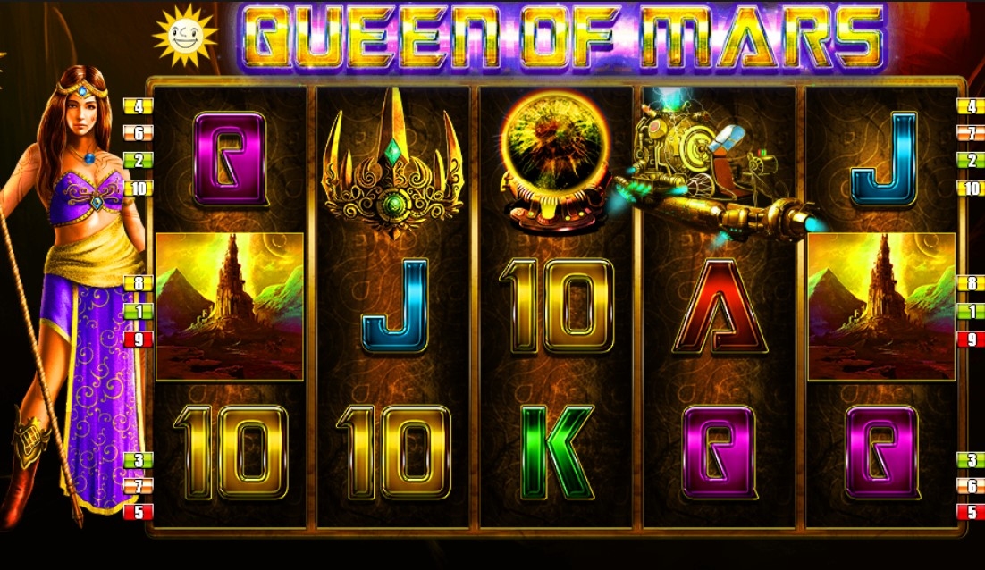 Queen of Mars Slot Gameplay