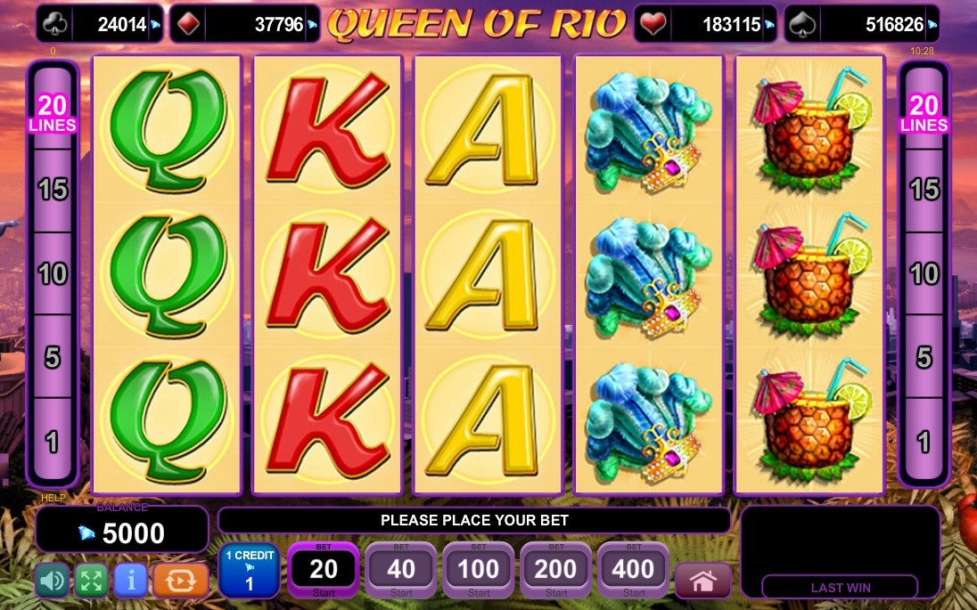Queen of Rio Slot Gameplay