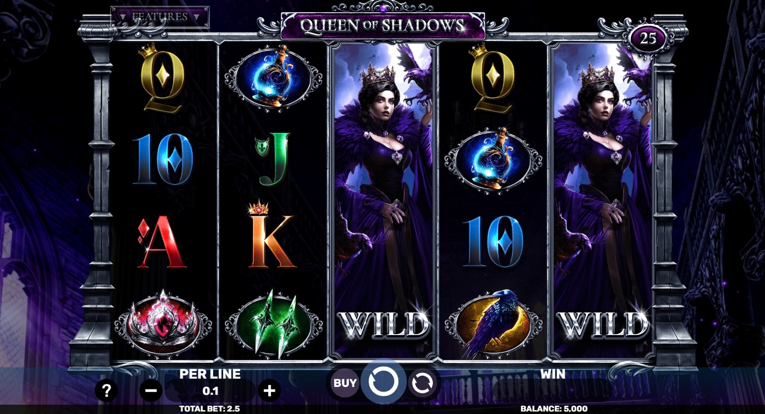 Queen of Shadows Slot Gameplay