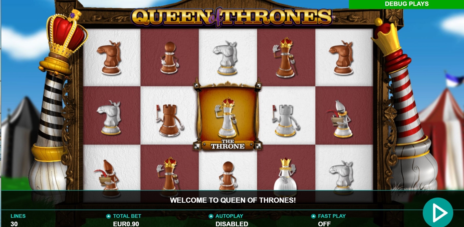Queen of Thrones Slot Gameplay