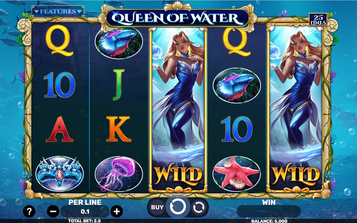 Queen of Water Slot Gameplay