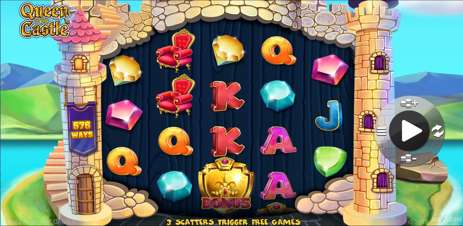 Queen of the Castle 95 Slot Gameplay