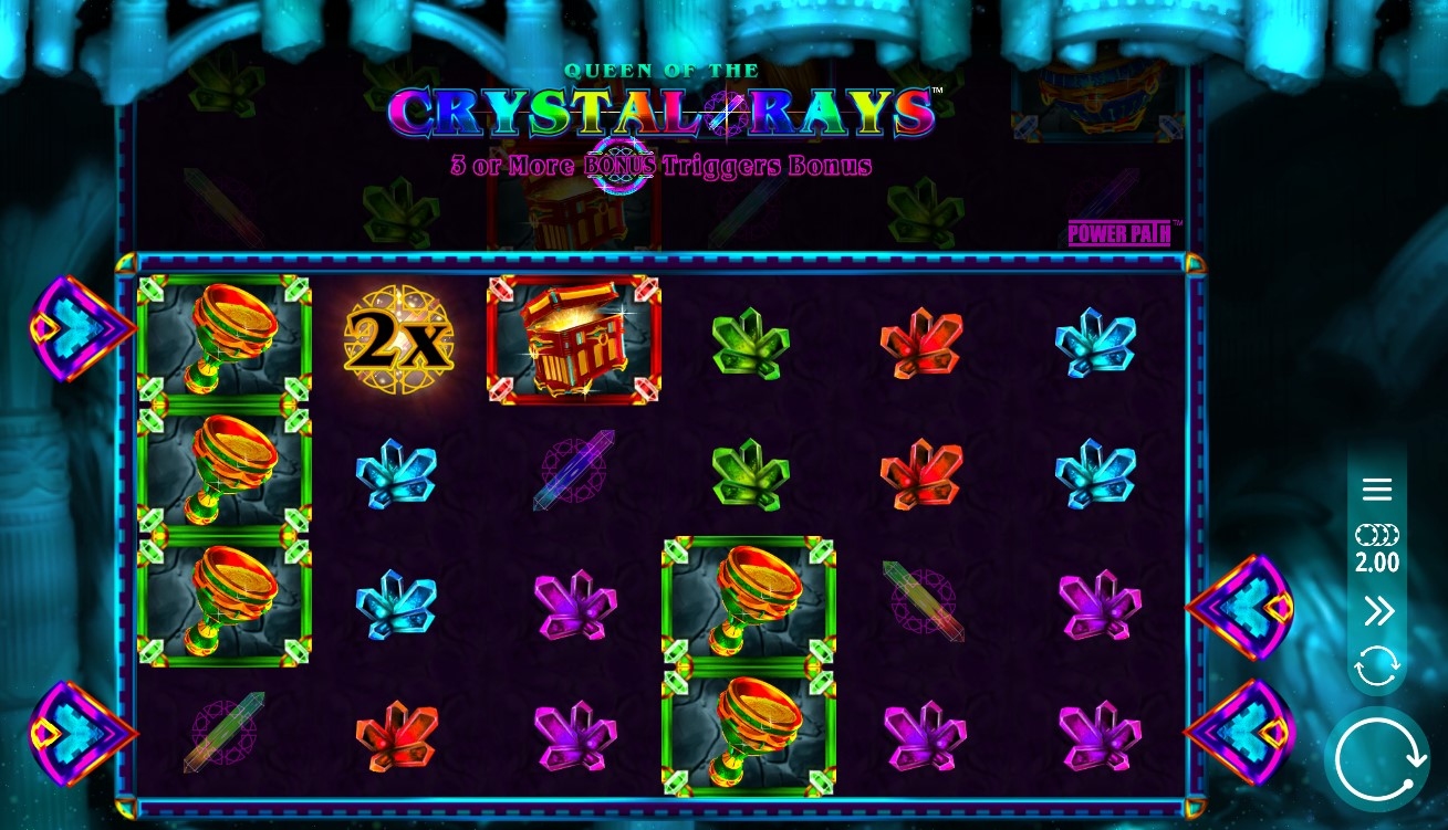 Queen of the Crystal Rays Slot Gameplay