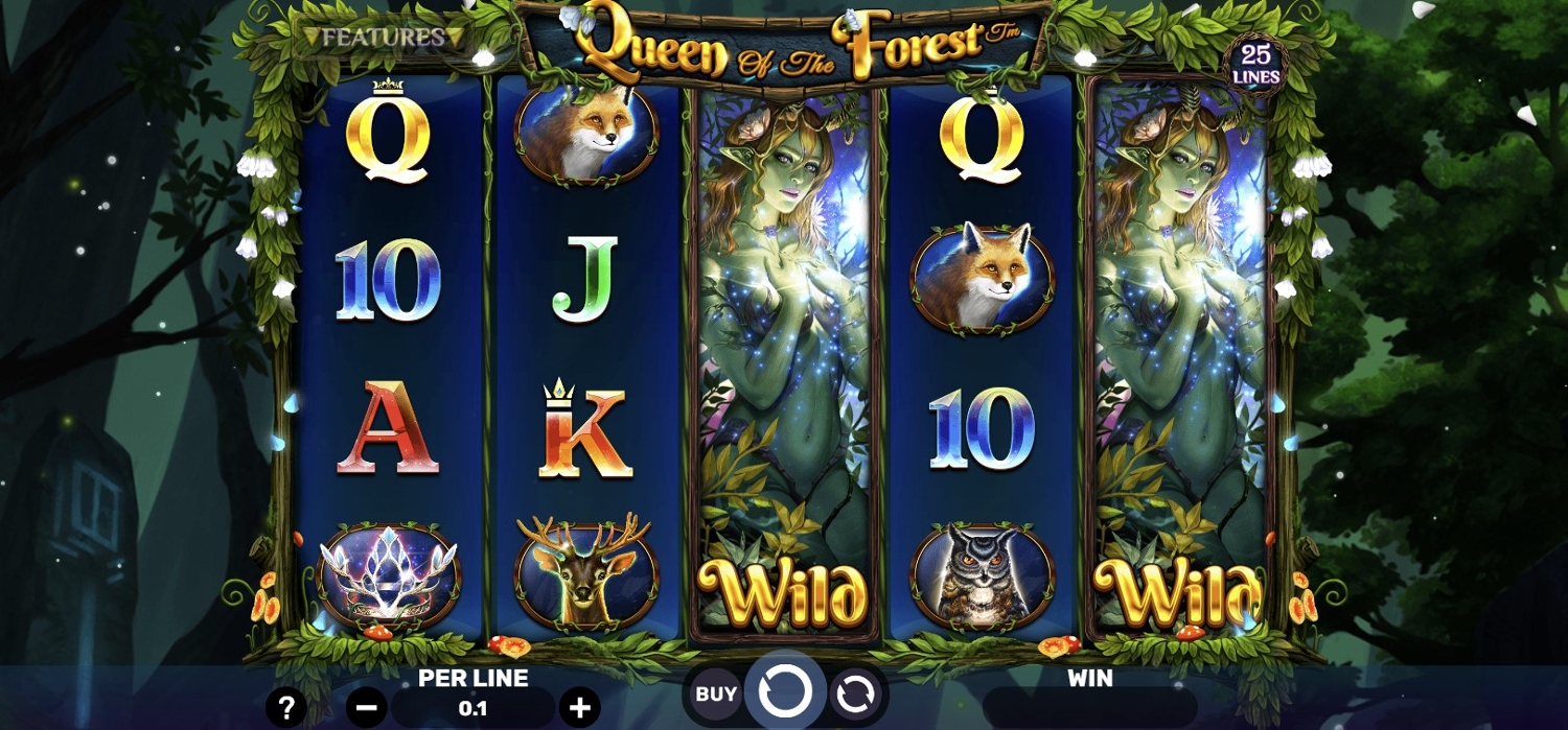 Queen of the Forest Slot Gameplay