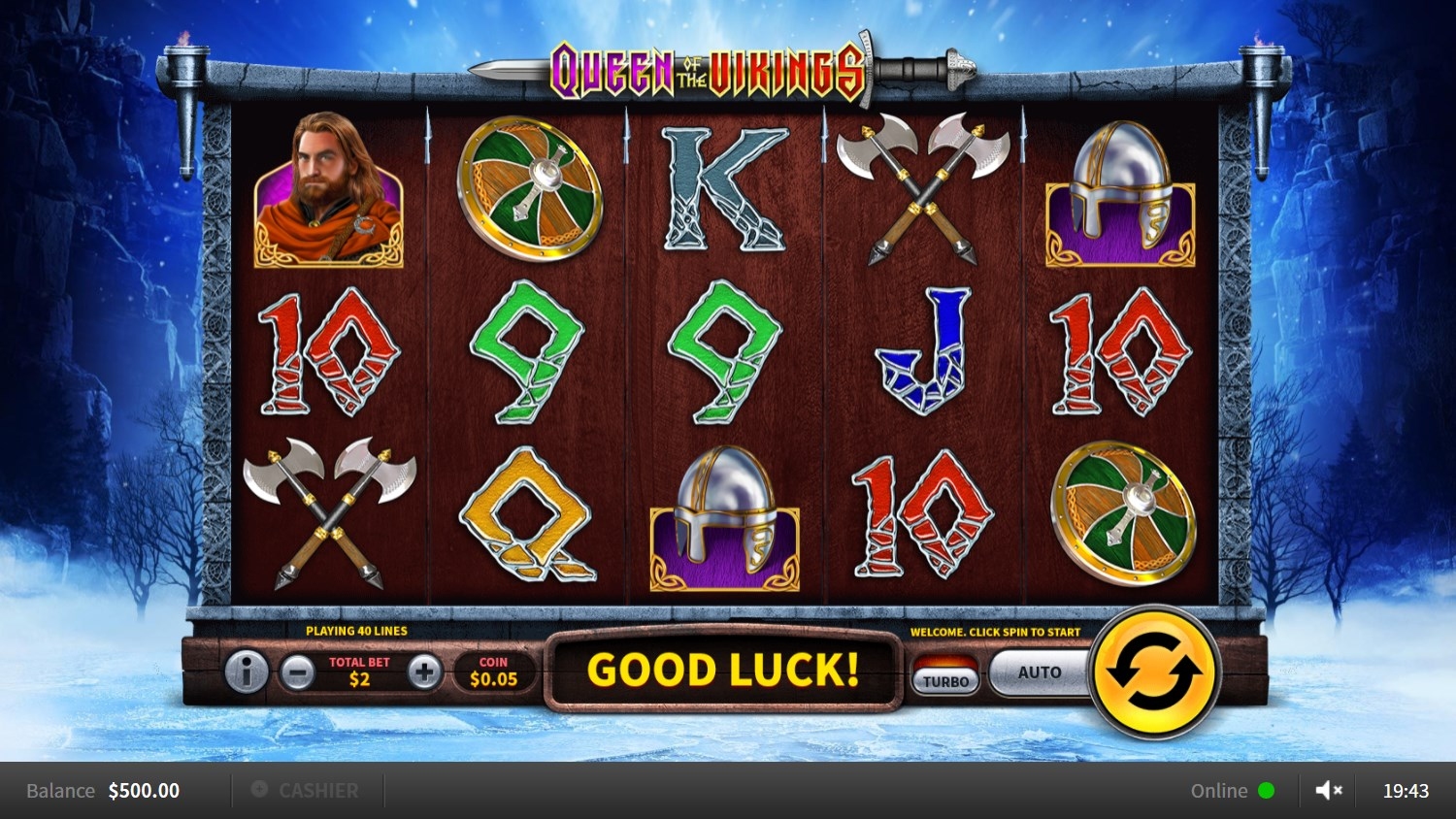 Queen of the Vikings Slot Gameplay