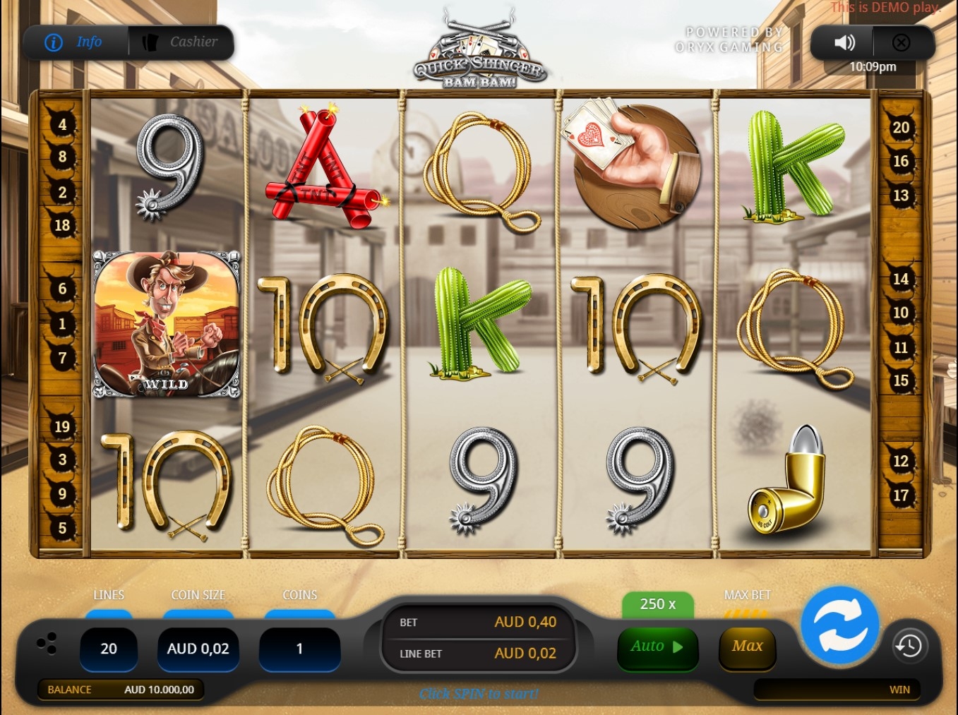 Quick Slinger Bam Bam! Slot Gameplay