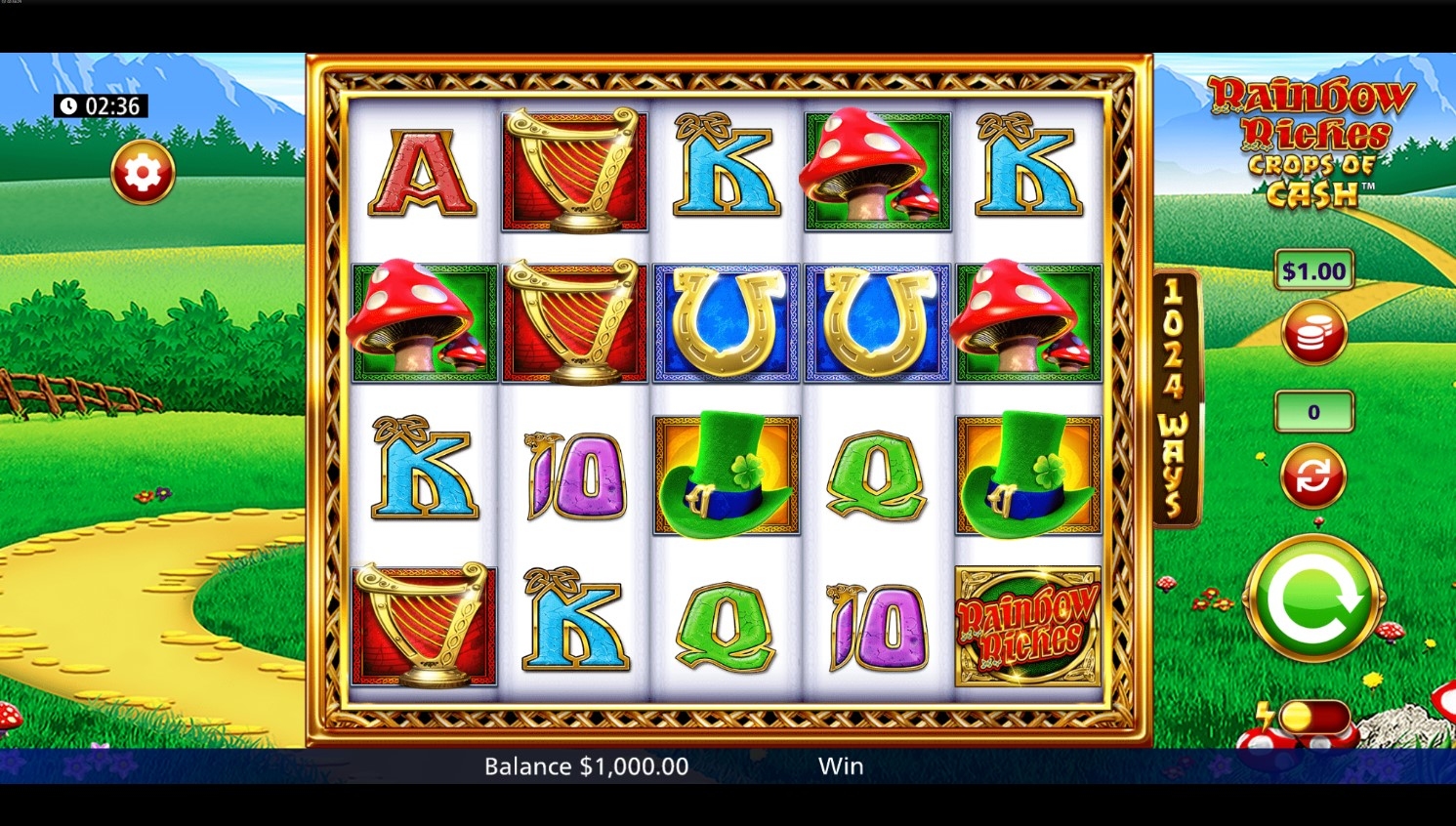 RR Crops of Cash Slot Gameplay