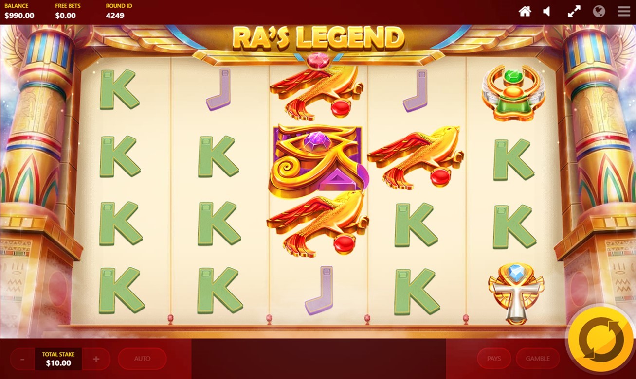 Ra's Legend Slot Gameplay