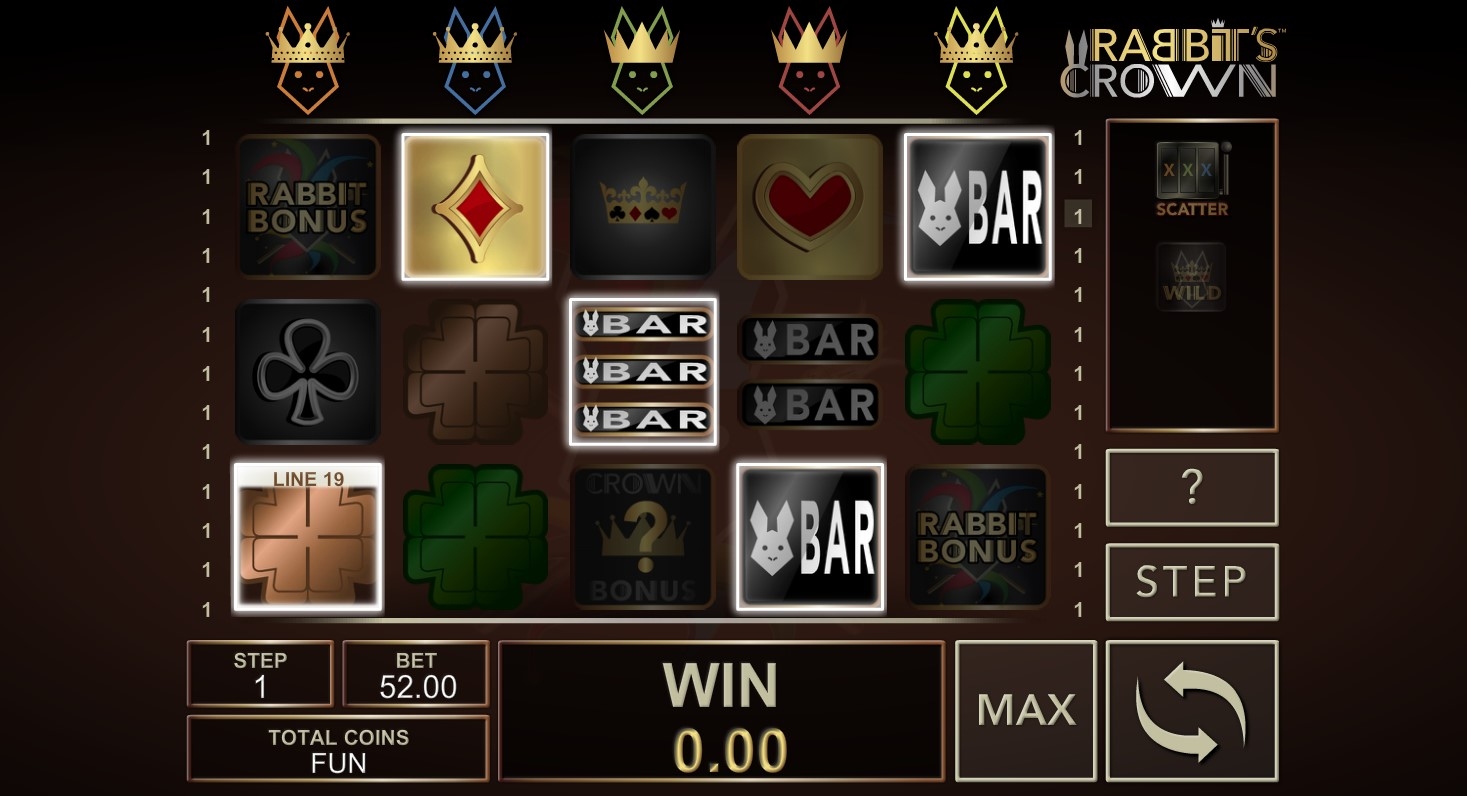 Rabbit's Crown Slot Gameplay