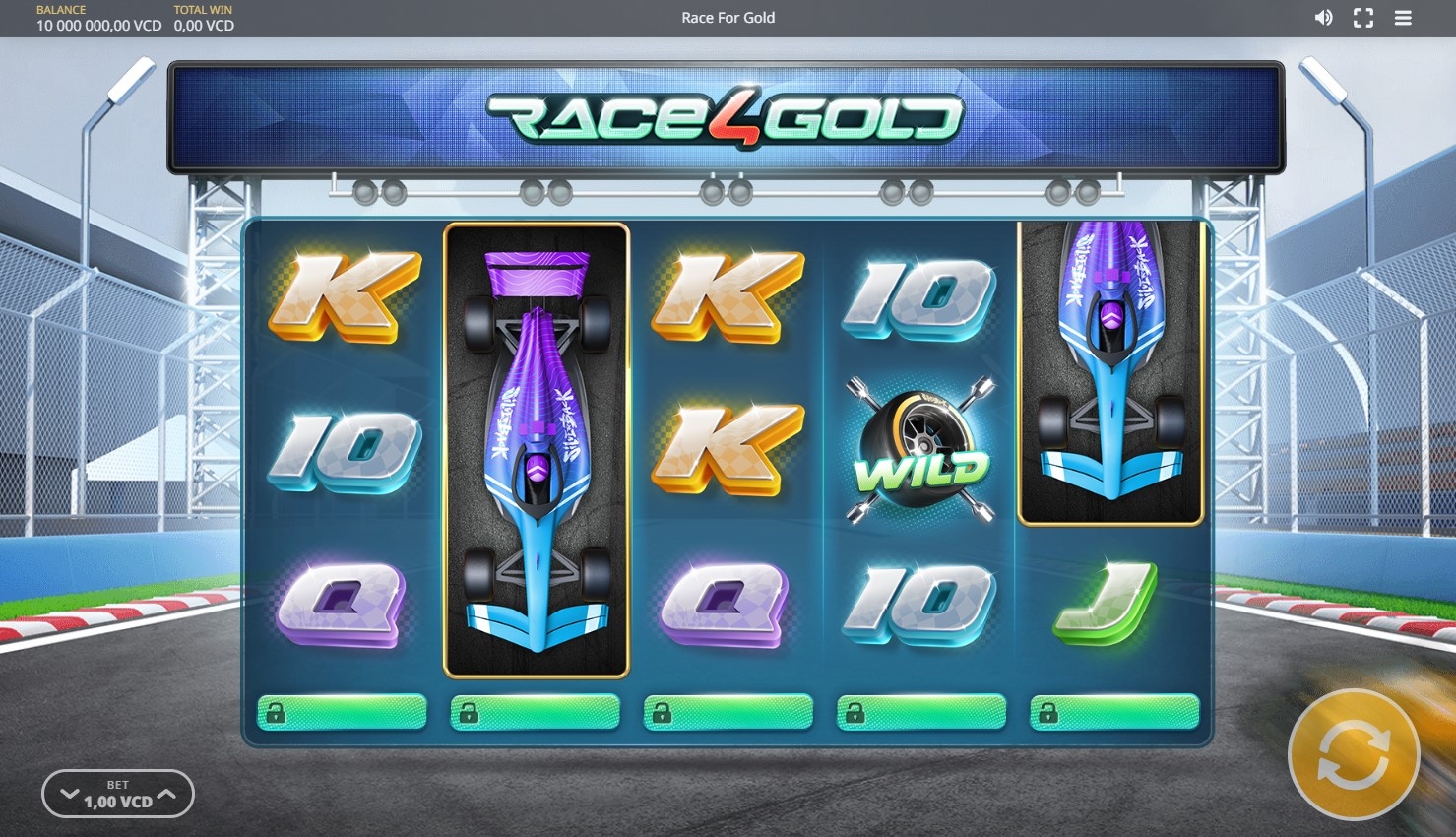 Race4Gold Slot Gameplay