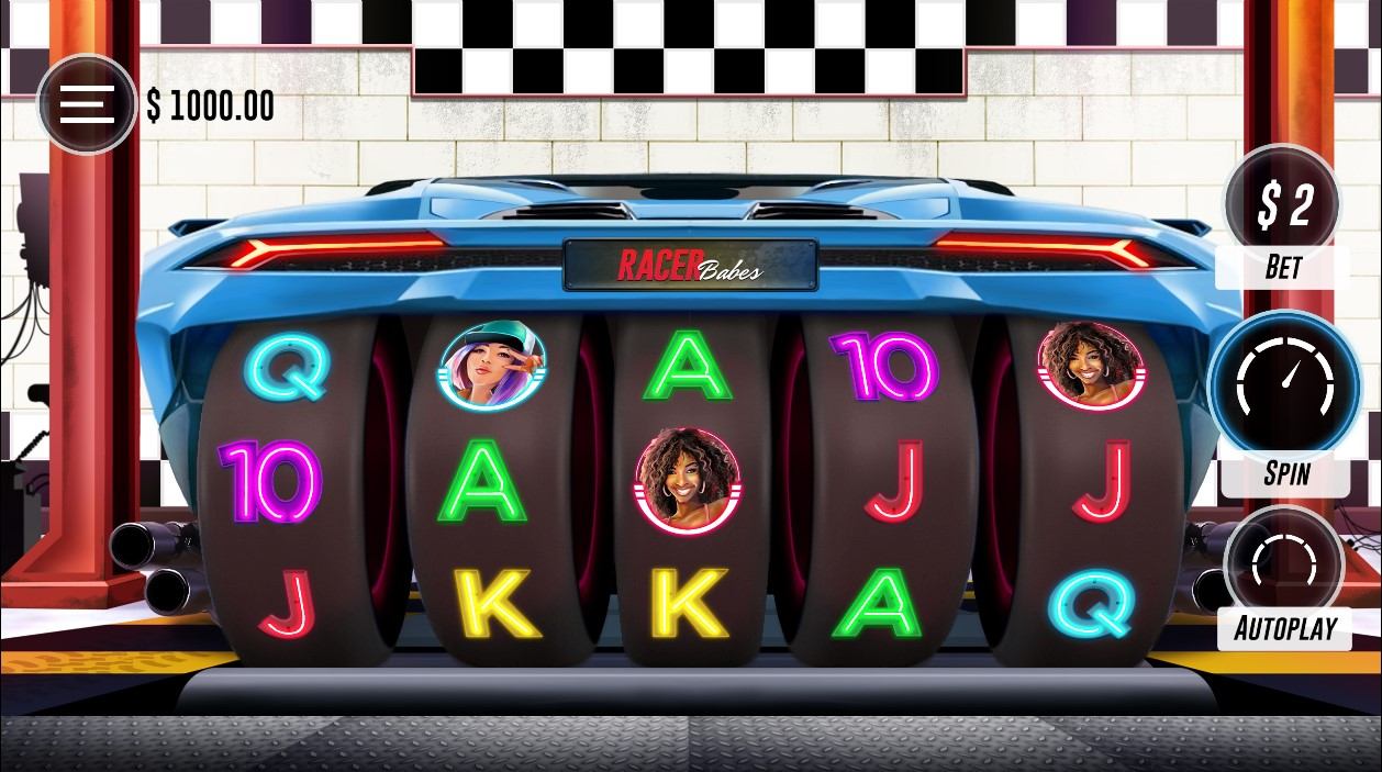 Racer Babes Slot Gameplay