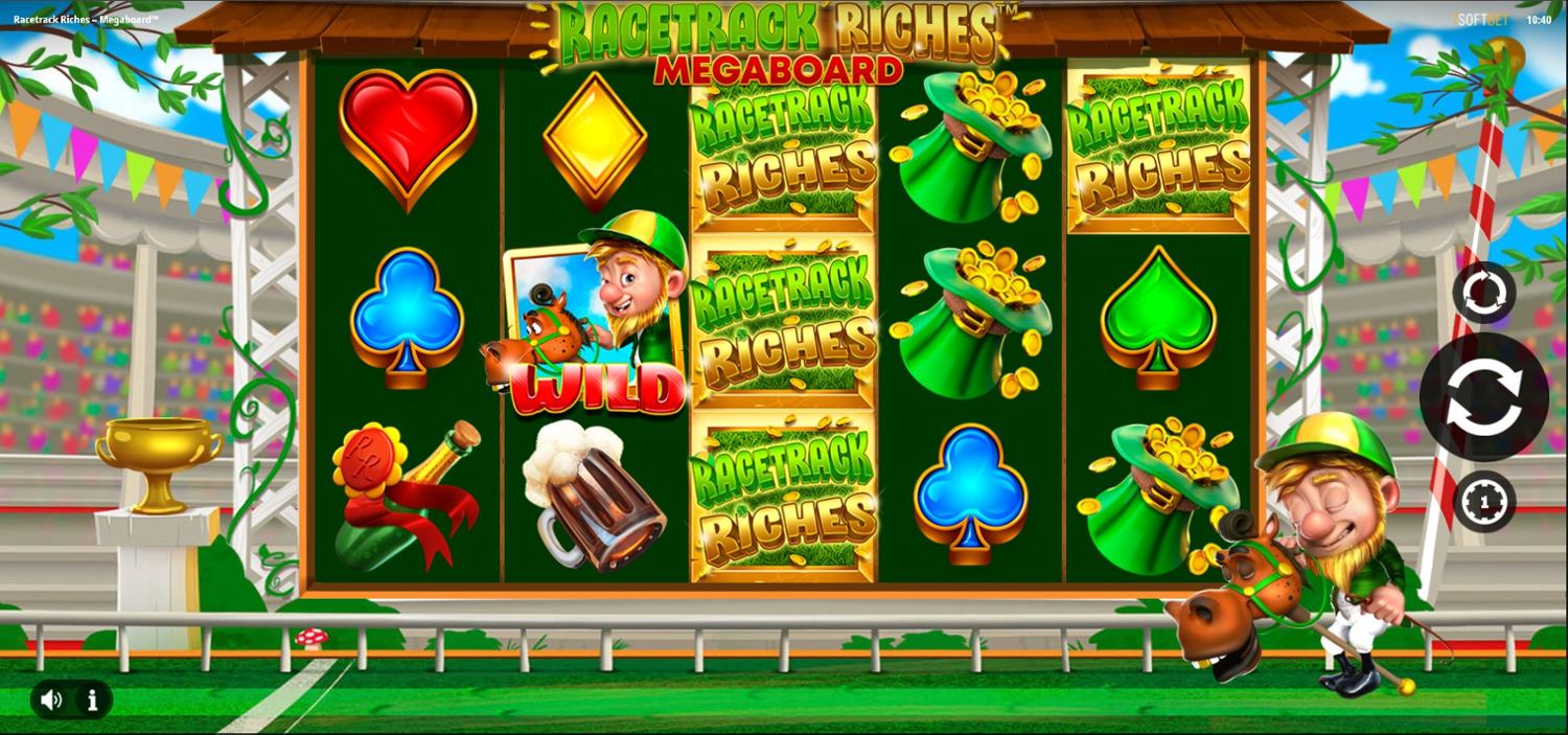 Racetrack Riches Megaboard Slot Gameplay