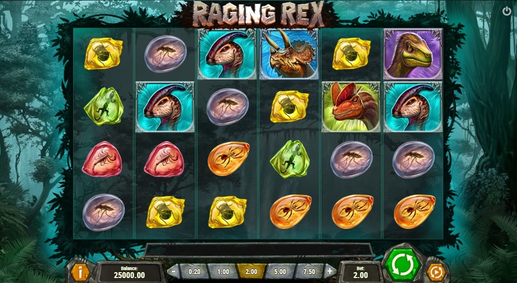 Raging Rex Slot Gameplay