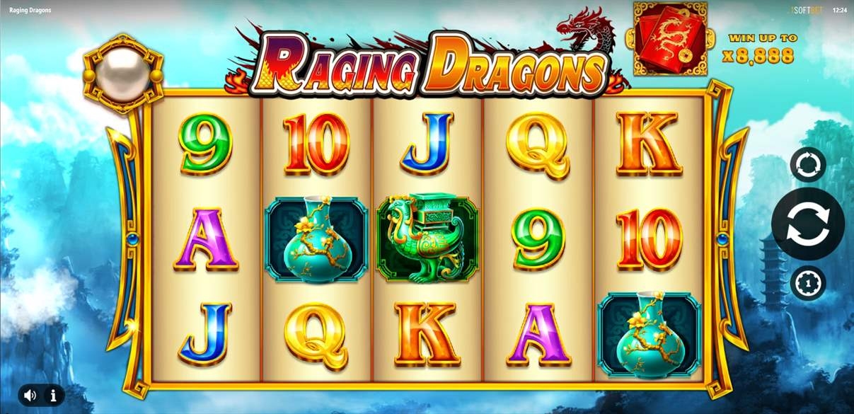 Raging Dragons Slot Gameplay