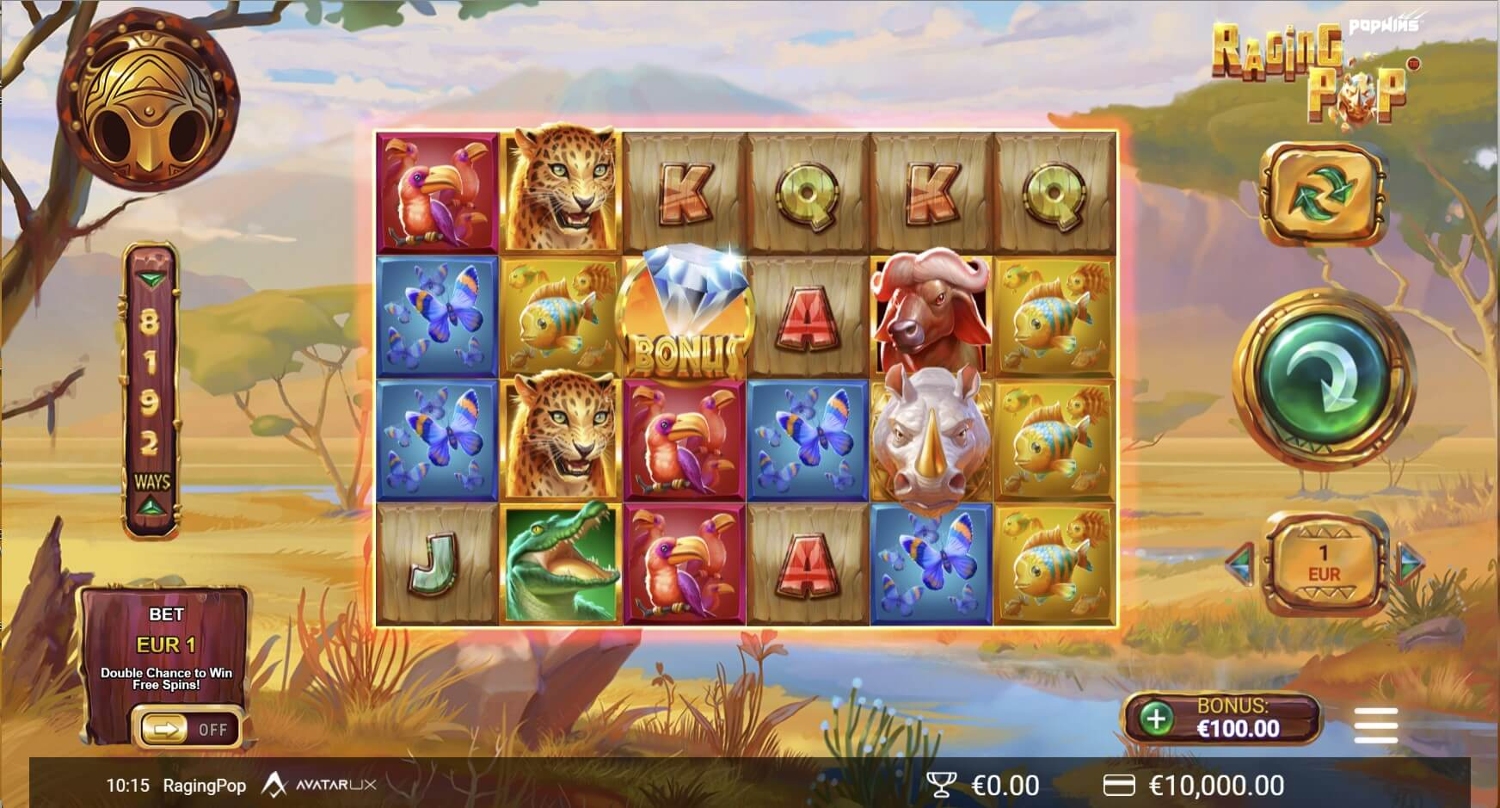 Raging Pop Slot Gameplay