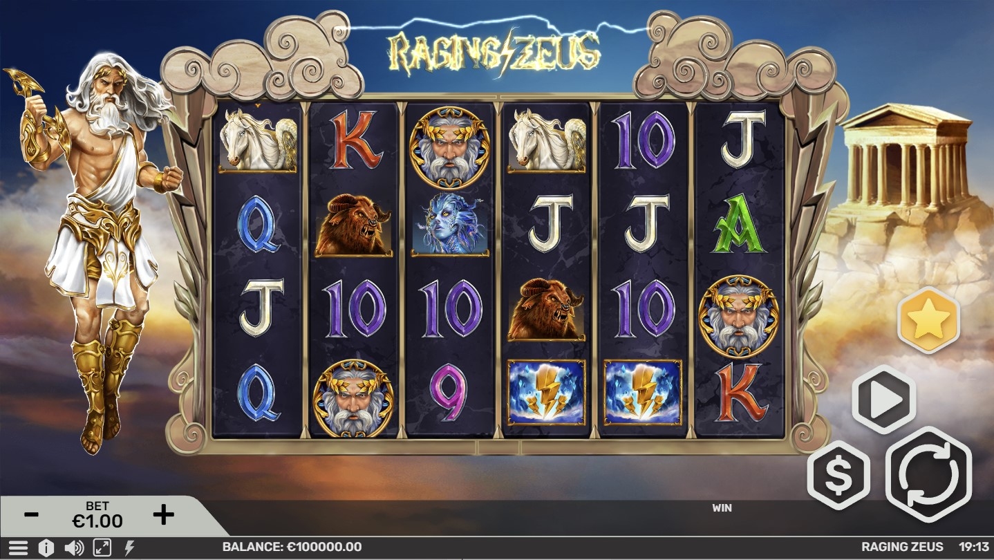 Raging Zeus Slot Gameplay