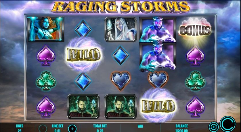 Raging Storms Slot Gameplay
