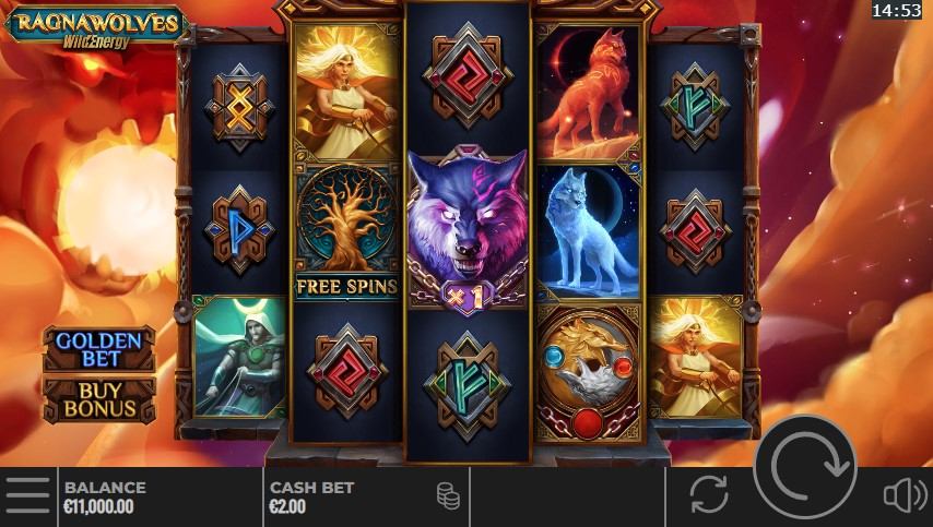 Ragna Wolves Slot Gameplay