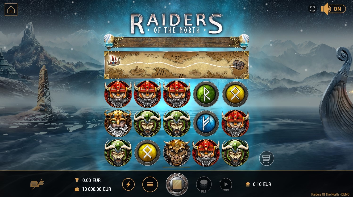 Raiders Of The North Slot Gameplay