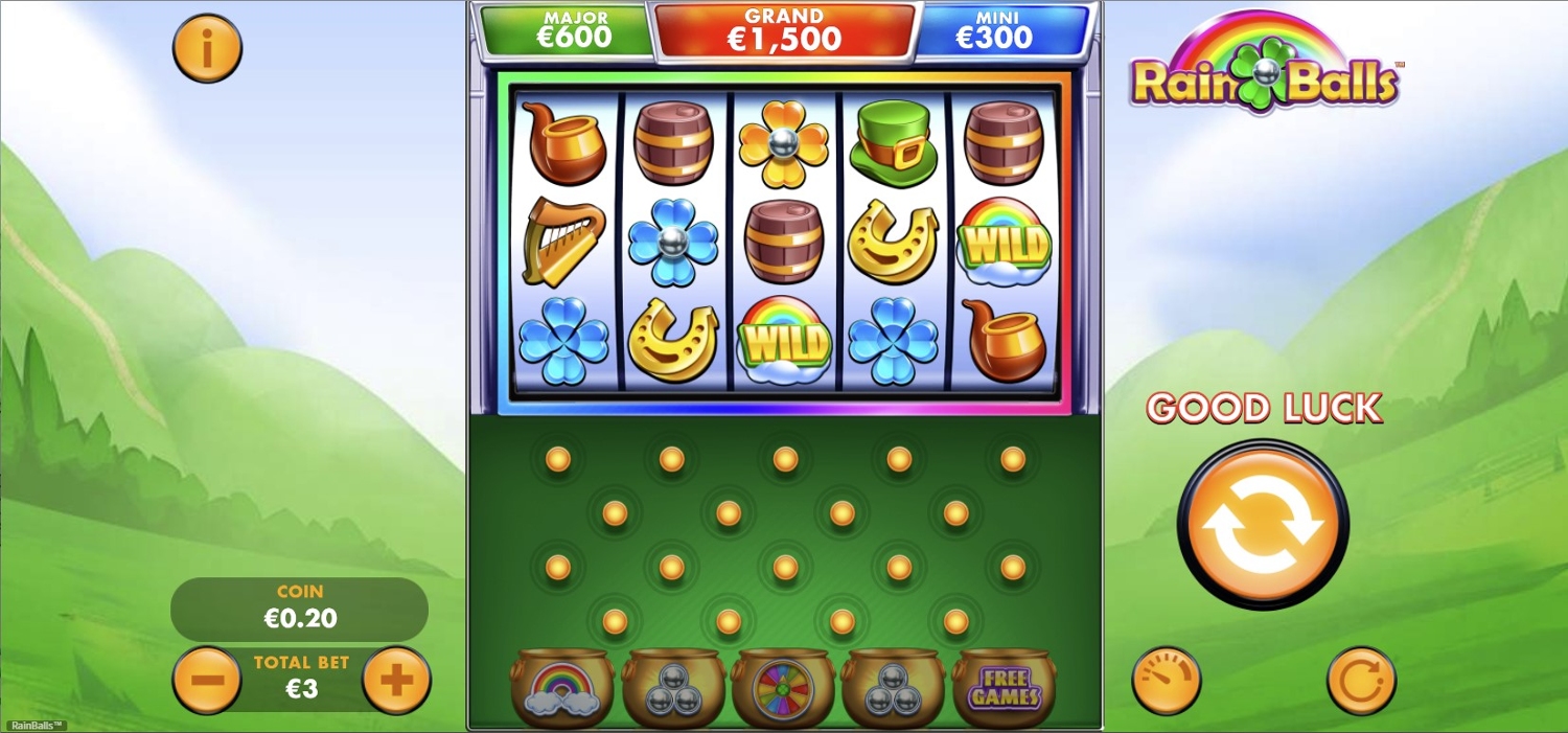 Rain Balls Slot Gameplay