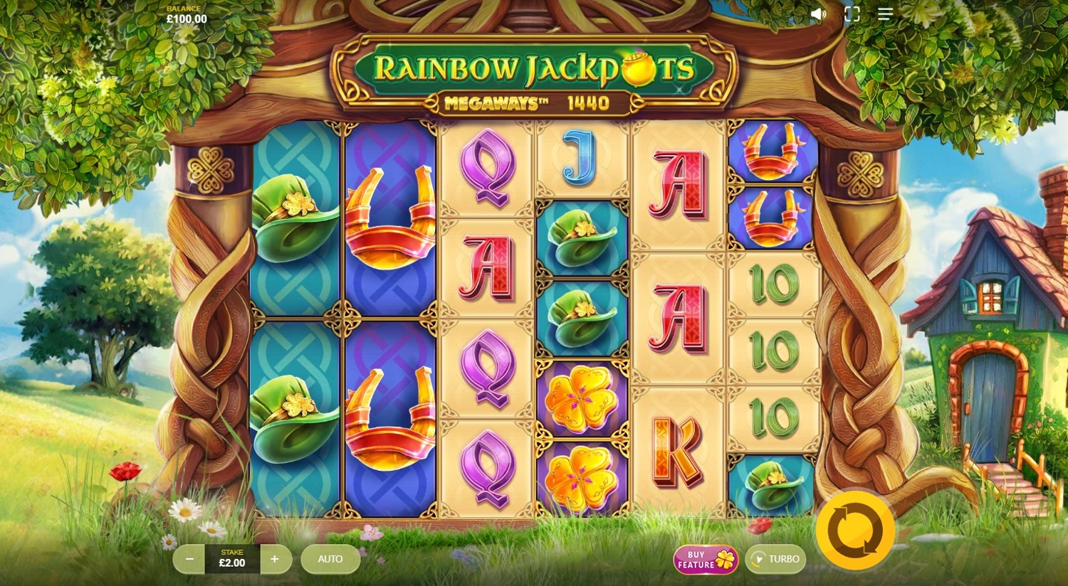 Rainbow Jackpots Megaways Slot Gameplay