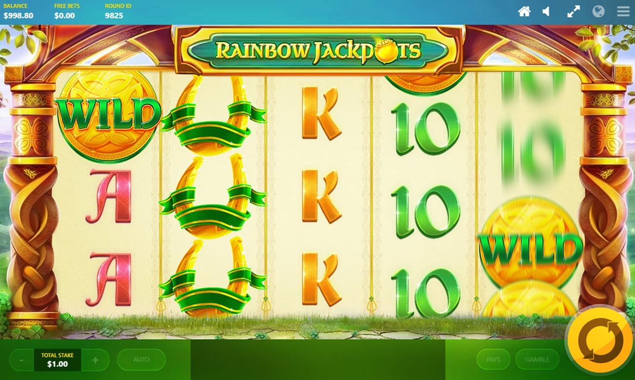 Rainbow Jackpots Slot Gameplay