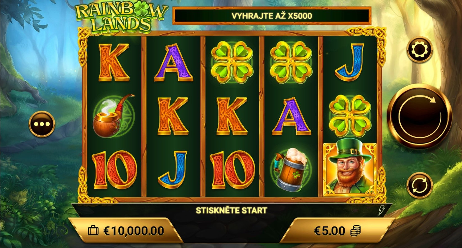 Rainbow Lands Slot Gameplay