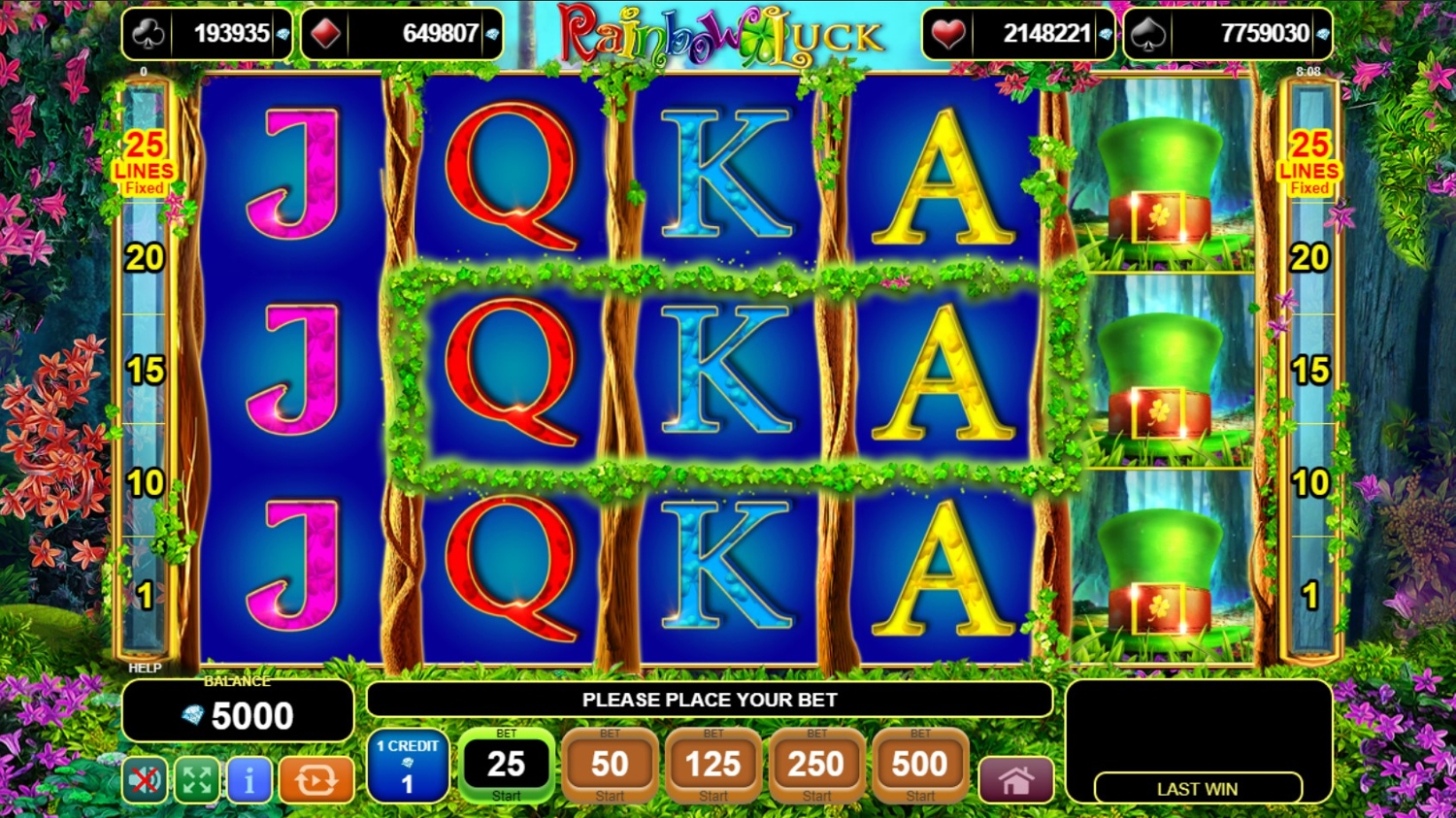 Rainbow Luck Slot Gameplay