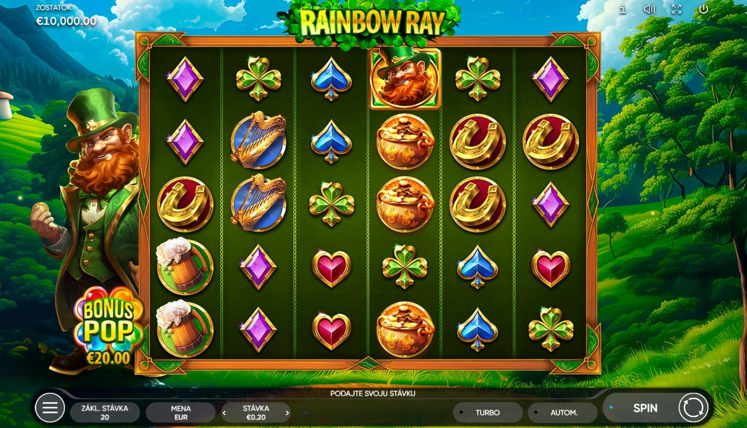 Rainbow Ray Slot Gameplay