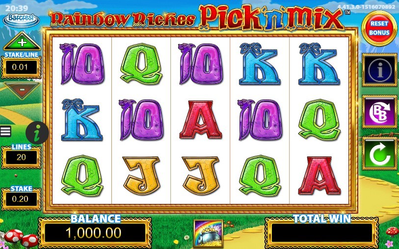 Rainbow Riches Pick and Mix Slot Gameplay