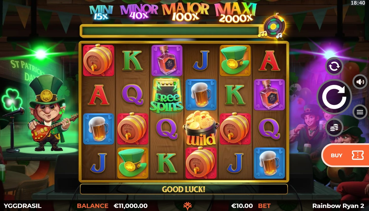 Rainbow Ryan 2 Slot Gameplay