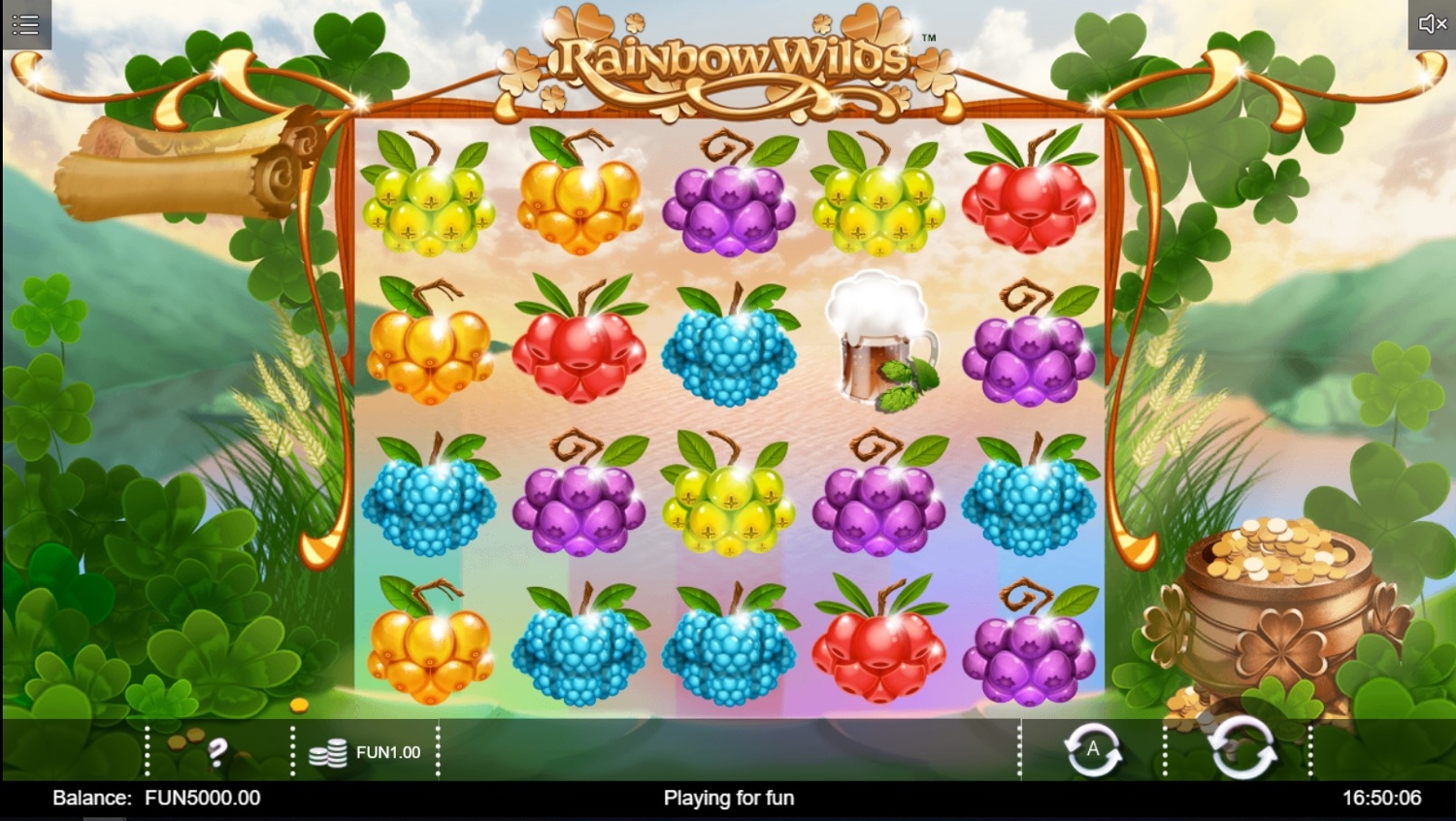 Rainbow Wilds Slot Gameplay