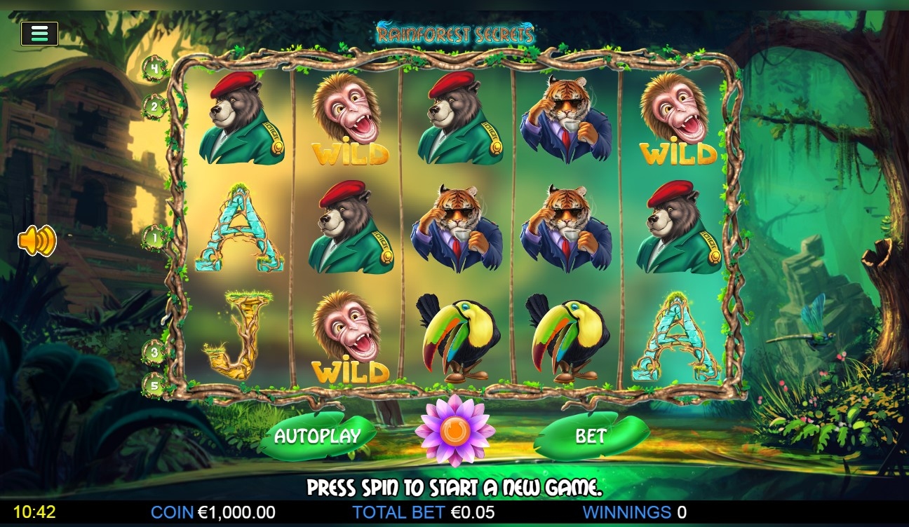 Rainforest Secrets Slot Gameplay