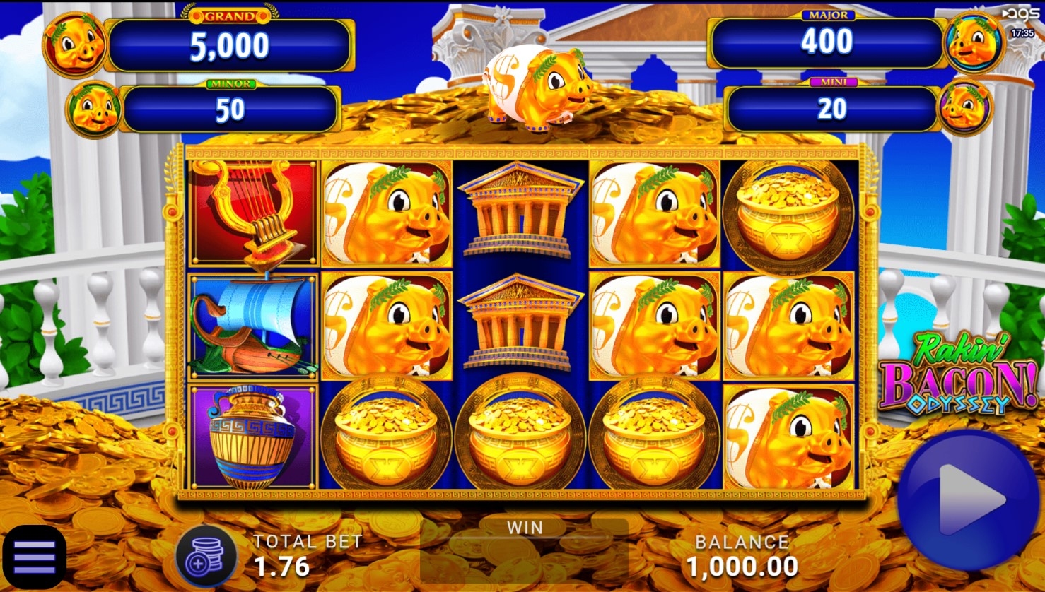 Rakin' Bacon Odyssey Slot Gameplay