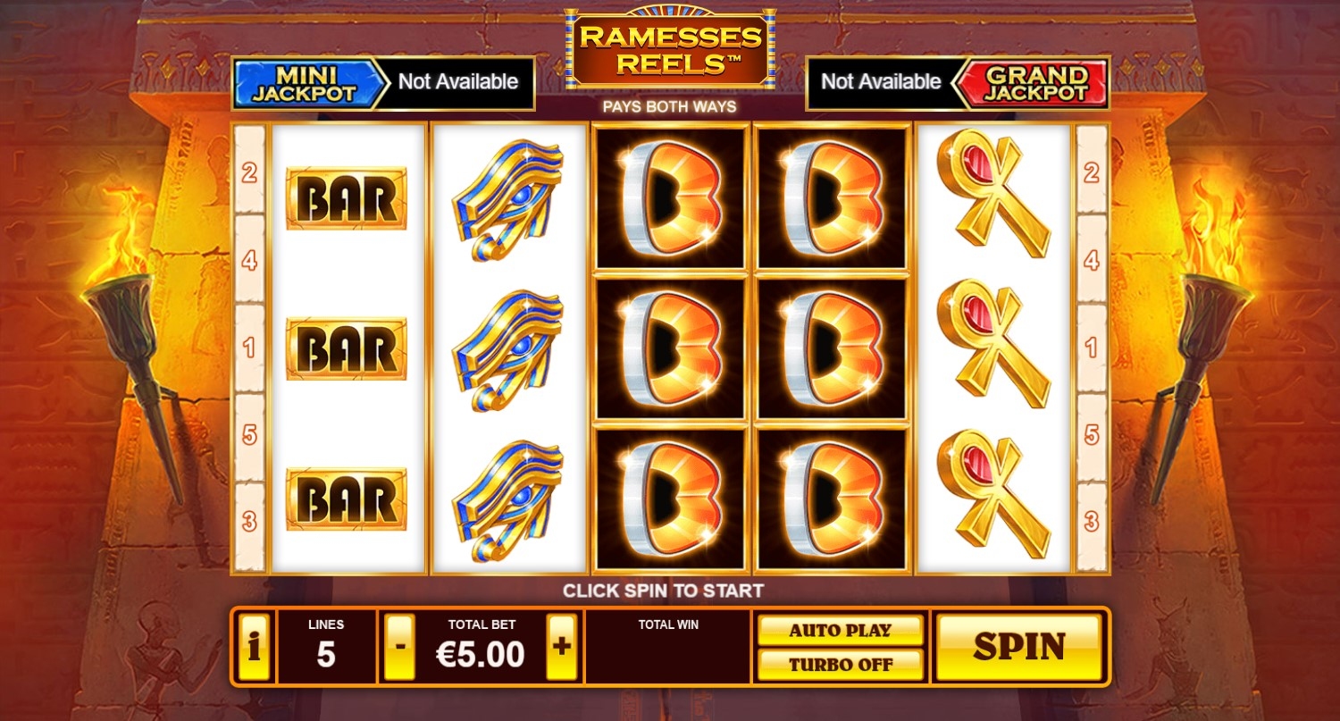 Ramesses Reels Slot Gameplay
