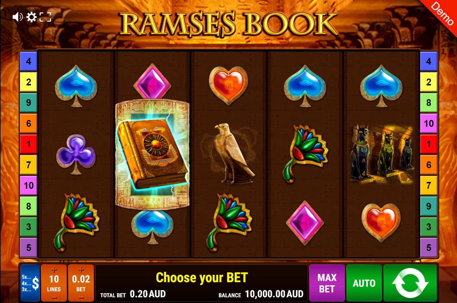 Ramses Book Slot Gameplay