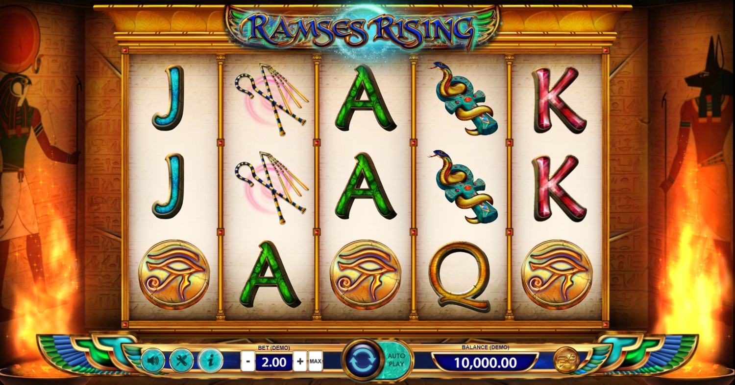 Ramses Rising Slot Gameplay