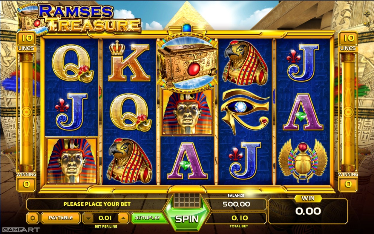 Ramses Treasure Slot Gameplay
