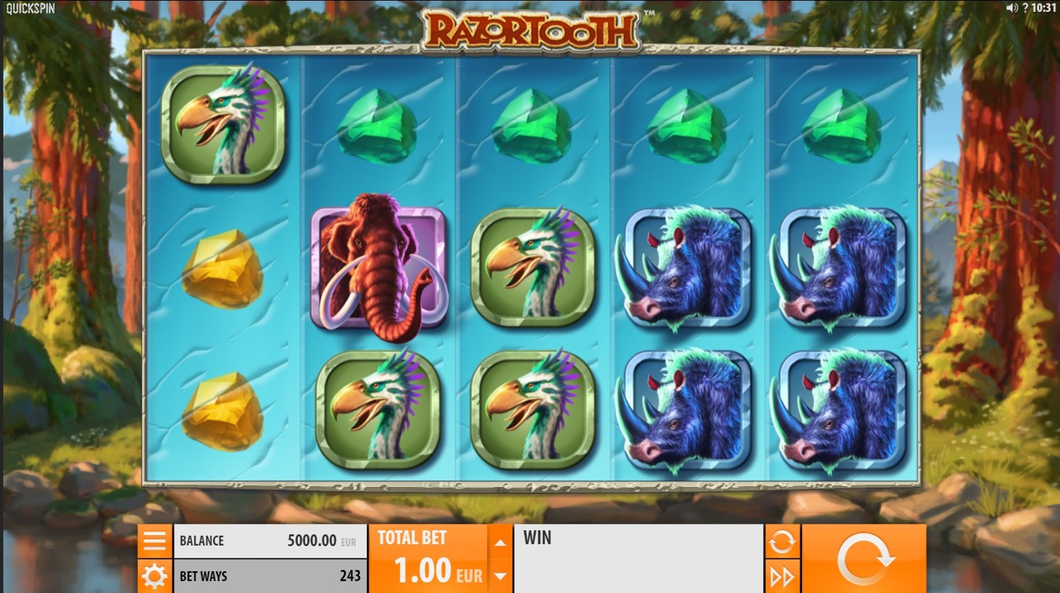 Razortooth Slot Gameplay