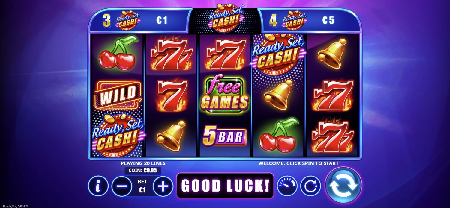 Ready Set Cash Slot Gameplay