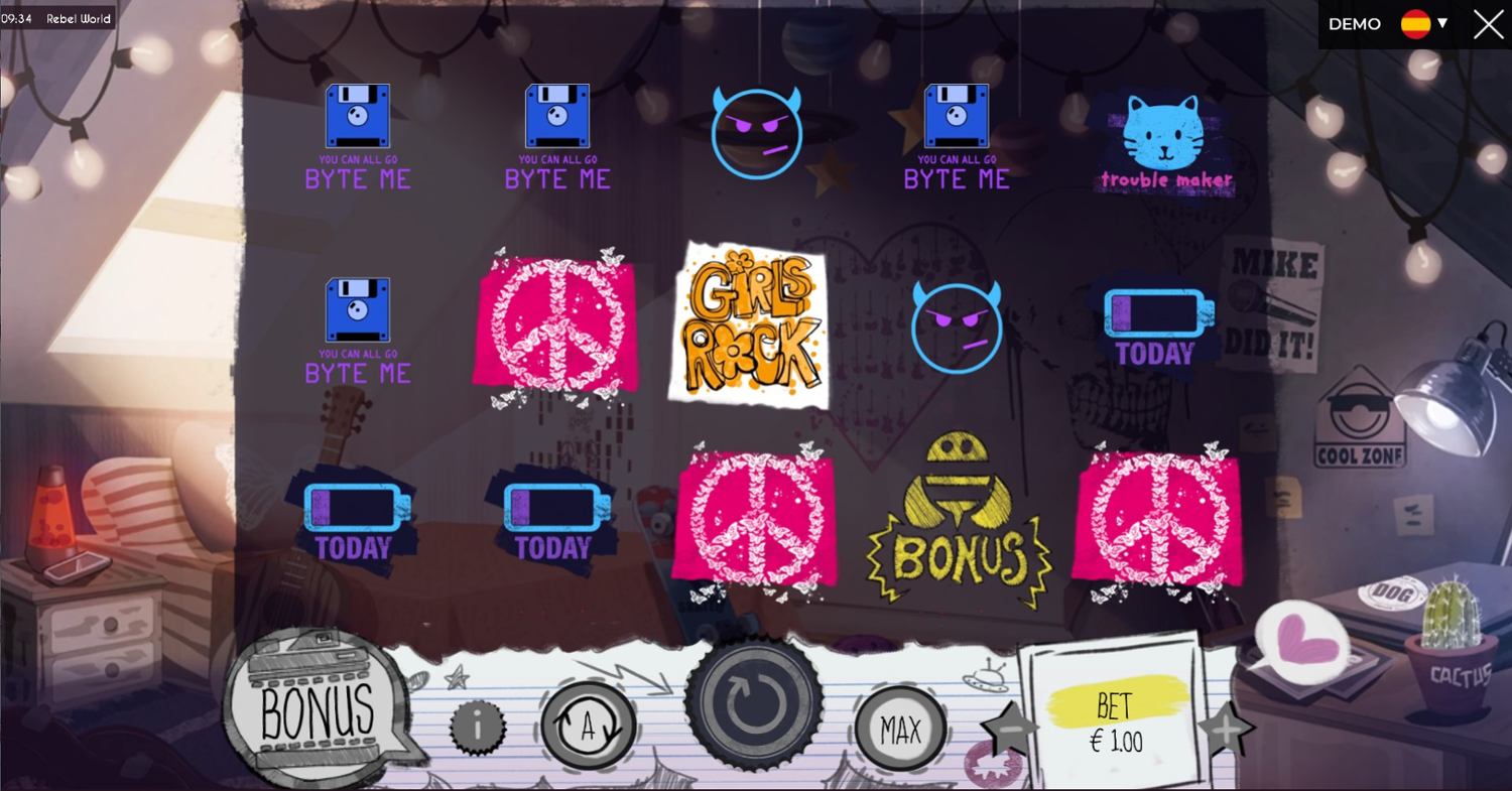 Rebel World Slot Gameplay