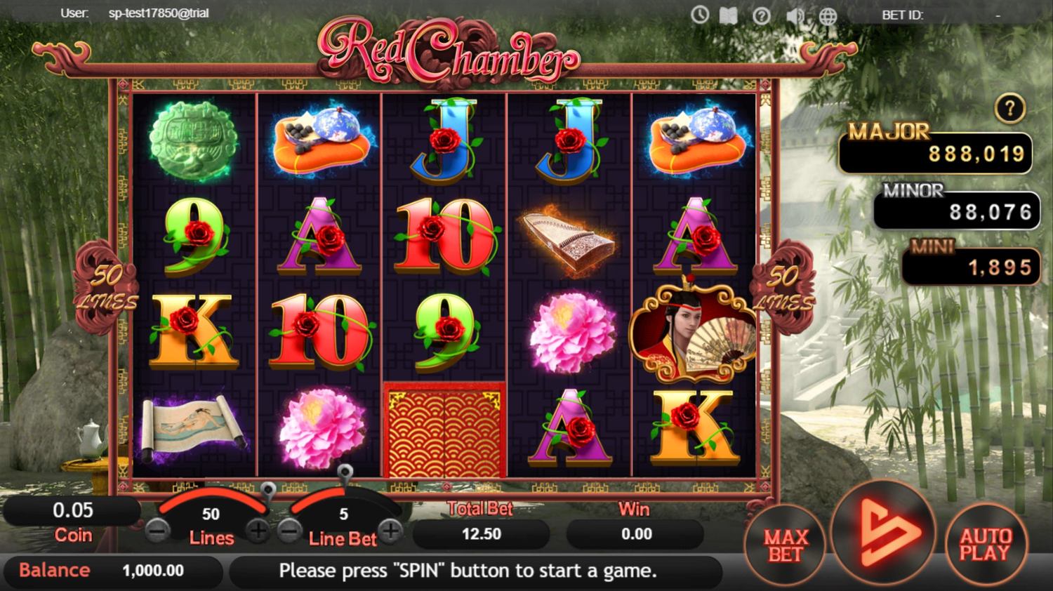 Red Chamber Slot Gameplay