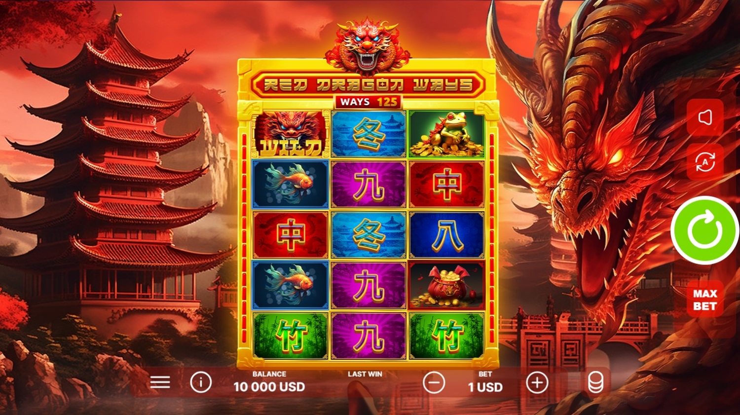 Red Dragon Ways Slot Gameplay